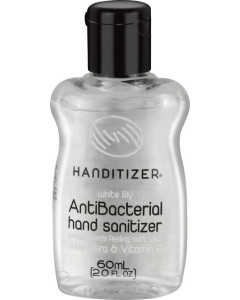 Handitizer Alcohol based 65% v/v White Lily Flavour Anti-Bacterial Hand Sanitizer infused with Aloe Vera and Vitamin E - Case