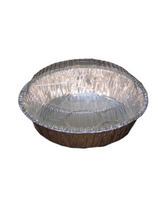 Pactiv 7" Round Aluminium Tray Dome Cover - Carton