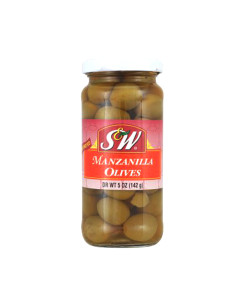 S&W Plain Manzanilla Olives - Carton
