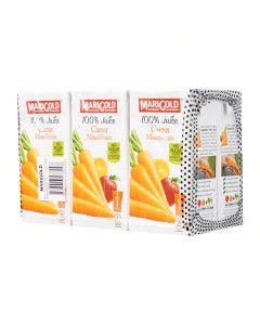MARIGOLD 100% Carrot Mixed Fruits Juice - Case