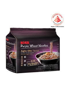 Koka Purple NO MSG Aglio Olio Flavour Instant Noodles - Case