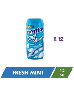 Mentos Cool Chews Fresh Mint Bottle Halal - Carton