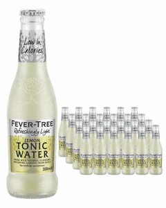 Fever Tree Refreshing Light Lemon Tonic Mixer - Carton