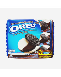 Oreo Dark & White Chocolate Cookie Sandwich Biscuit - Carton