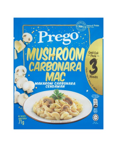 Prego Quick Cook Pasta - Mushroom Carbonara Mac - Carton (Buy 10 Cartons get FOC 1 Carton)