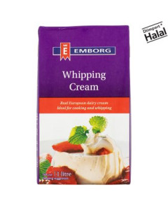 Emborg UHT Whipping Cream - Carton