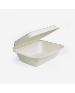 Bagasse 7" x 5" Clamshell - Case