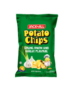 Jack 'n Jill Potato Chips Spring Onion & Garlic - Case