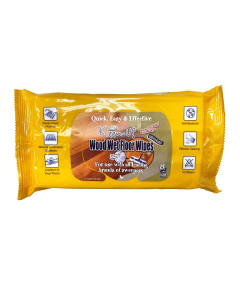 Kleen-Up Wood Wet Floor Wipes 15s - Carton