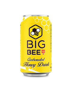 Big Bee Carbonated Honey Drink 325ml - Case