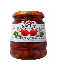 Sacla Oven Baked Tomato Garlic Capers Antipasto - Case