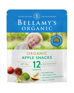 Bellamy's Organic Apple Snacks - Carton