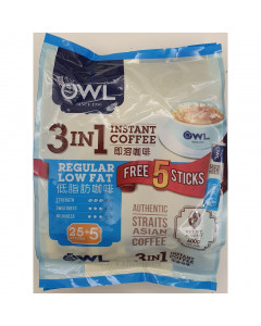 OWL 3-IN-1 REGULAR LOW FAT COFFEE MIX - Carton
