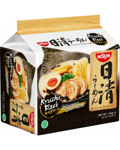 Nissin Japanese Ramen Kyushu Black Instant Noodles - Carton