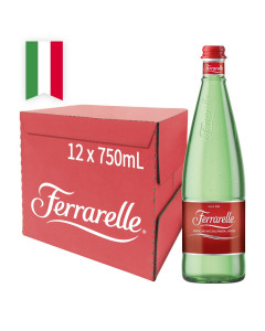 Ferrarelle Sparkling Natural Mineral Bottle Water - Carton