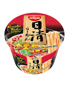 Nissin Ramen Bowl JRBS Kyushu Red - Carton