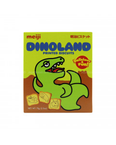 Meiji Dinoland Printed Biscuits - Case