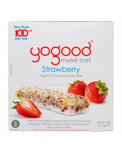 Yogood Strawberry Yoghurt Coated Muesli Bars - Carton (Free 1 Carton for every 10 cartons ordered)