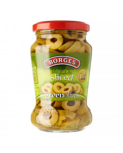Borges Sliced Green Olives - Carton