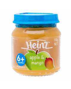 Heinz Apple & Mango Puree - Carton