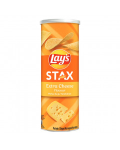 Lay's Stax Extra Cheese Potato Chips - Carton