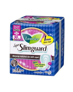 Laurier Super  Slimguard Heavy Night Wing 30cm - Carton