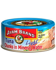 Ayam Brand Tuna Chunk Mineral water Light - Carton