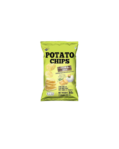 Tong Garden Noi Potato Chips Cream & Onion - Carton