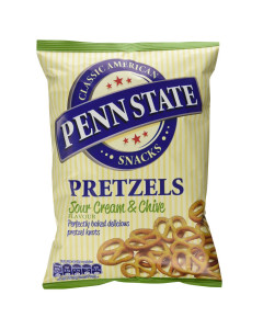 Penn State Sour Cream & Chive Pretzels - Carton