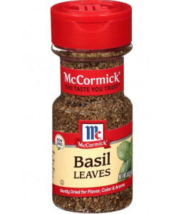 McCormick Basil Leaves Whole - Carton