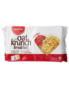 Munchy's OatKrunch Breakfast  Cranberry 6's - Carton