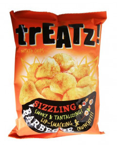 Treatz Potato Chips Bbq - Carton