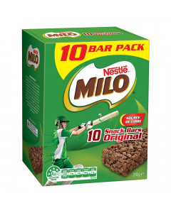 Milo Snack Bars Original 10 Pack - Carton