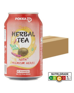Pokka Herbal Tea Sleek Can - Carton