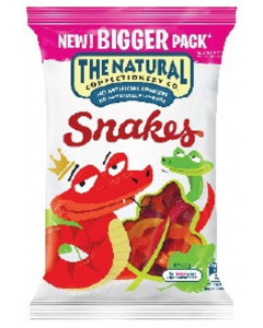 The Natural Confectionery Co Snakes Soft Jellies - Carton