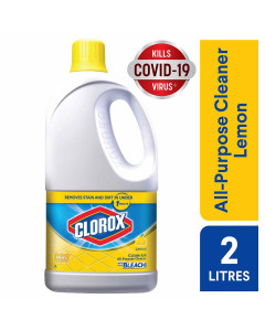 Clorox Clean-Up All Purpose Cleaner with Bleach, Lemon, 2L - Case