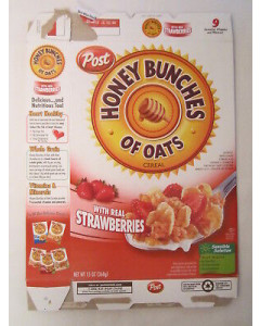 Post Honey Bunches of Oat Strawberry - Carton