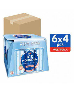 F&N Ice Mountain Sparkling Water Peach - Carton