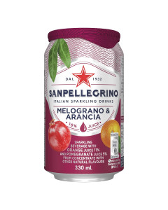 SANPELLEGRINO MELOGRANO E ARANCIA CAN - Carton