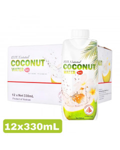 Yeo's 100% Coconut Water Juice -Case (Every 10 Cartons 1 Carton free)