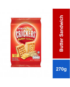 Munchy's Cracker Sandwich with Butter Flavored Cream 6's - Carton