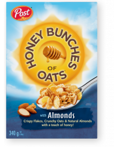 Post Honey Bunches of Oat Almond - Carton