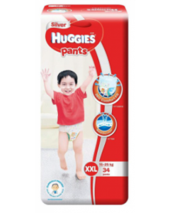 Huggies Silver Pants- XXL - Carton