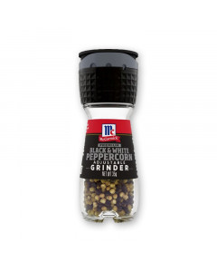 McCormick Black & White Peppercorn Grinder - Carton