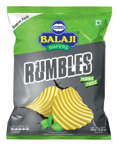 Balaji Wafers Rumbles - Pudina Twist - Carton