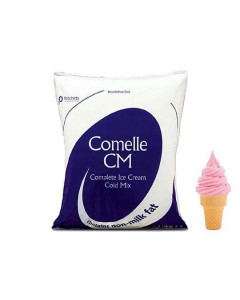 Comelle Ice Cream Powder - Strawberry - Carton