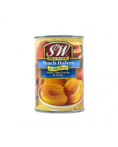 S&W Cling Peaches - Halves - Carton
