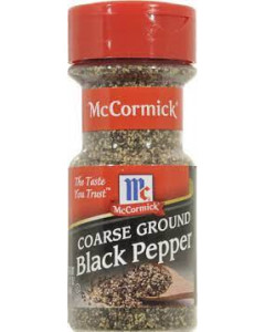 McCormick Coarse Ground Black Pepper - Carton