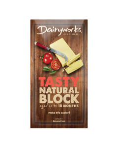 Dairyworks Tasty Cheese Block - Carton