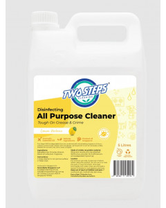 Two Steps Cleaning All-Purpose Cleaner 5 Litre Eco Refill - Lemon Verbena - Carton